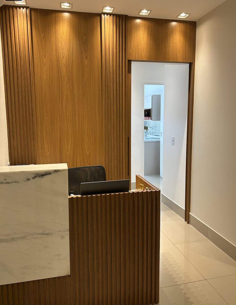 Recepção do consultório